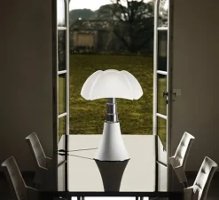 Lampe, PIPISTRELLO, medium, LED, 2700K, 900lm, variation, blanc, H62cm, Ø40cm - Martinelli Luce
