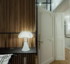 Lampe, PIPISTRELLO, medium, LED, 2700K, 900lm, variation, blanc, H62cm, Ø40cm - Martinelli Luce