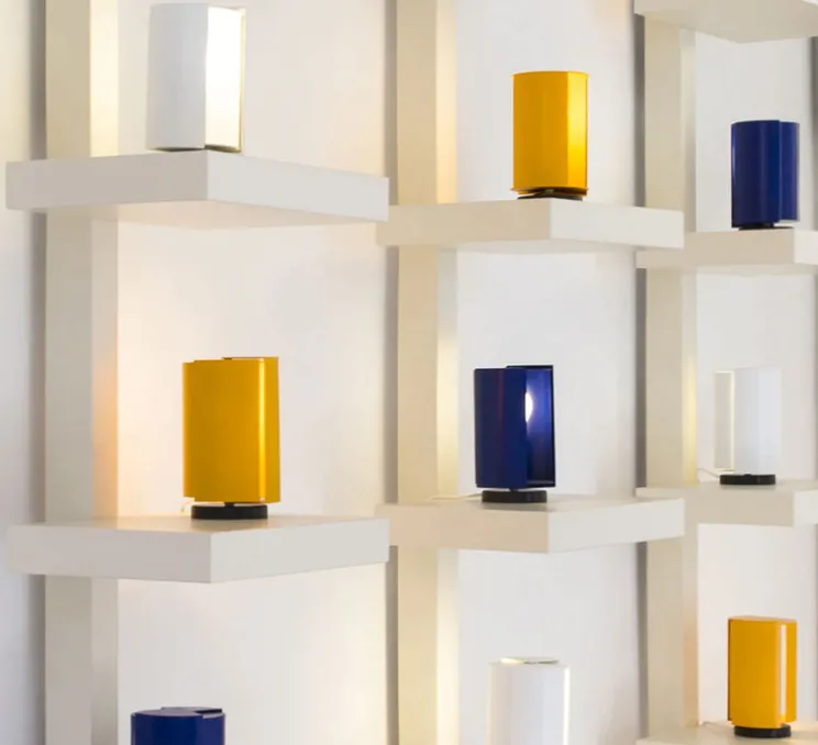 Lampe, Pivotante, Charlotte Perriand, blanc, Ø12,5cm, H20cm - Nemo Lighting