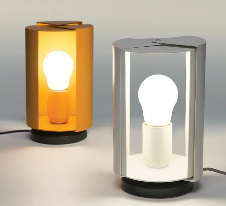 Lampe|Enfants*Nemo Lighting Lampe, Pivotante, Charlotte Perriand, , Ø12,5cm, H20cm - jaune