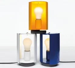 Lampe|Enfants*Nemo Lighting Lampe, Pivotante, Charlotte Perriand, , Ø12,5cm, H20cm - jaune