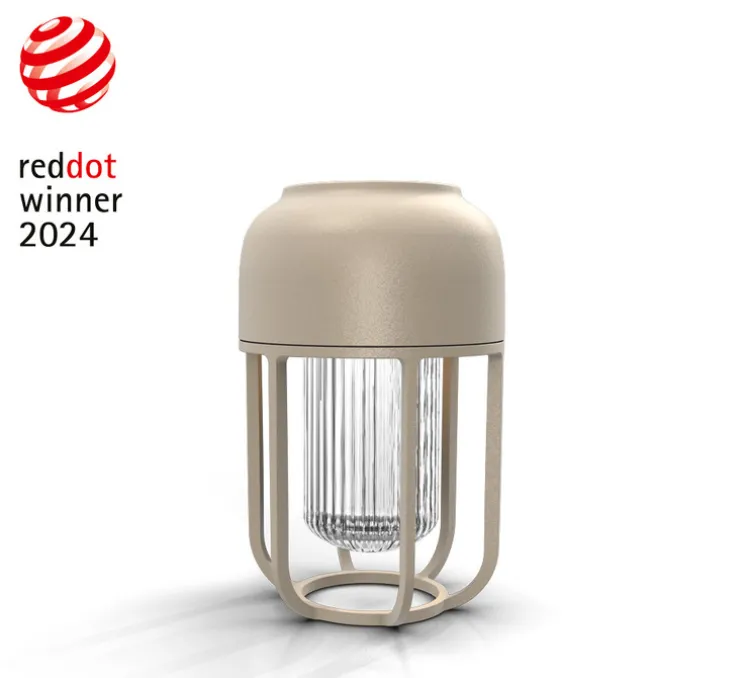 Lampe Solaire, Baladeuse, LIGHT No.1, Beige, IP65, LED, dim, 2500K, 95 lm, Ø13cm, H21cm - HOUE