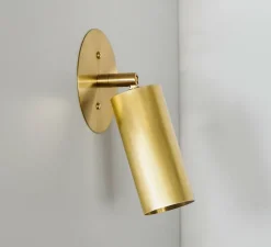 Applique*Contain Liseuse, Applique murale, Book XL, brossé, L19cm, Ø6cm - laiton