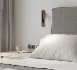 Applique*Astro Liseuse murale, Keta, , LED, 2700K, 155 lm, L6,3cm, H25,6cm - bronze