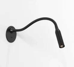 Applique*Astro Liseuse murale, Lucca encastrée, avec interrupteur, , LED, 2700k, 124 lm, Ø8,5cm, H40,4cm - noir mat