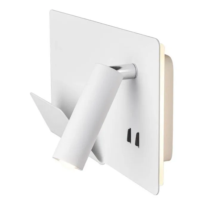 Liseuse, Somnila Spot, version gauche, blanc, LED, 3000K, 770 lm, L28cm, H16cm - SLV