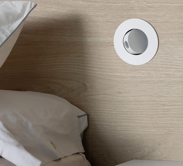 Plafonnier & Spot*Faro Liseuse, Spot encastrable, Click, , LED, 2700K, 196 lm, Ø11,5cm, H7,5cm - blanc