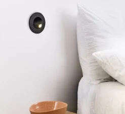 Plafonnier & Spot*Faro Liseuse, Spot encastrable, Click, , LED, 2700K, 252 lm, Ø11,5cm, H7,5cm - noir