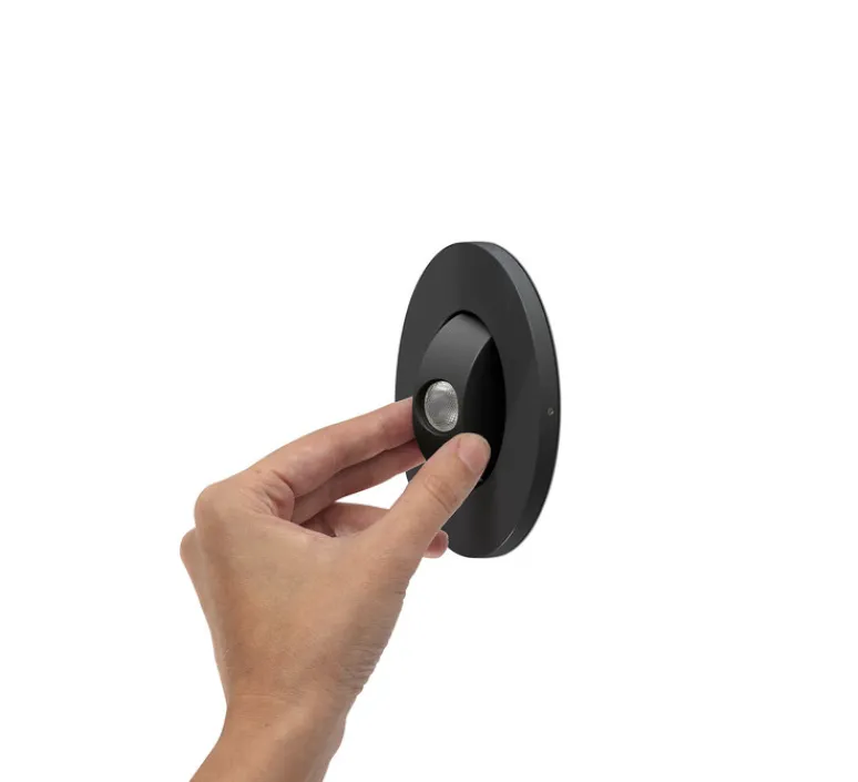 Plafonnier & Spot*Faro Liseuse, Spot encastrable, Click, , LED, 2700K, 252 lm, Ø11,5cm, H7,5cm - noir