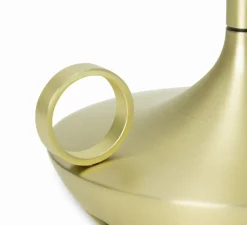 Lot de 3 lampes baladeuses, Wick, laiton, LED, dim, 2600K, 35 lm, Ø12cm, H26cm - Graypants