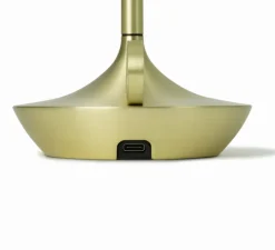 Lot de 3 lampes baladeuses, Wick, laiton, LED, dim, 2600K, 35 lm, Ø12cm, H26cm - Graypants