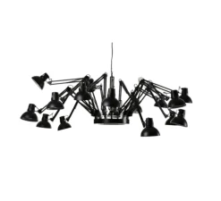 Lustre, 16 bras, Dear Ingo, noir, Ø73cm, H68cm - Moooi