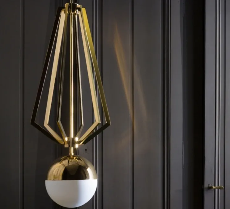 Lustre, 10 Collection 01, laiton, cm, H120cm - Magic Circus Editions