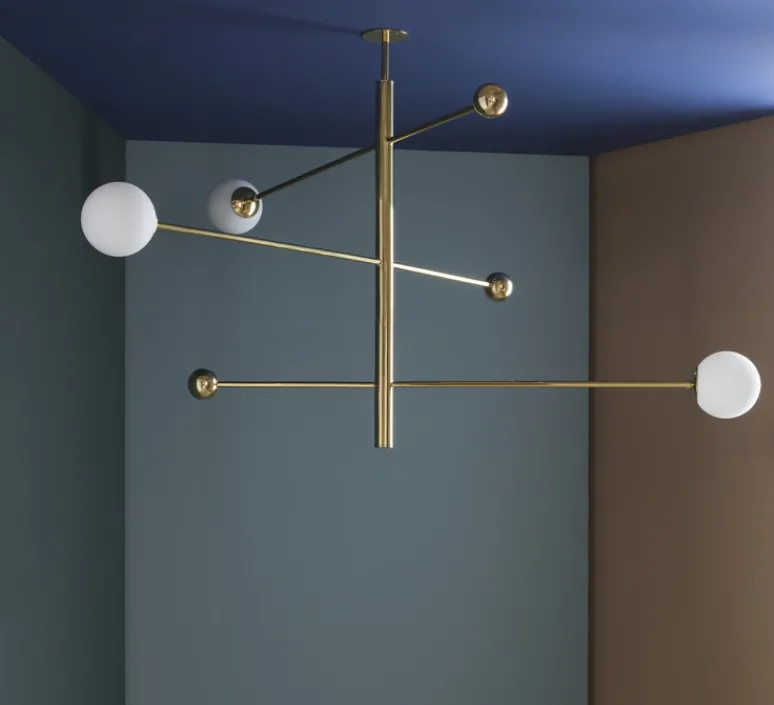 Suspension*Magic Circus Editions Lustre, 08 Version 2, , L156cm, H90cm - laiton