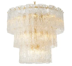 Suspension*Eichholtz Lustre, Almeria, , Ø81cm, H72cm - Laiton antique, verre