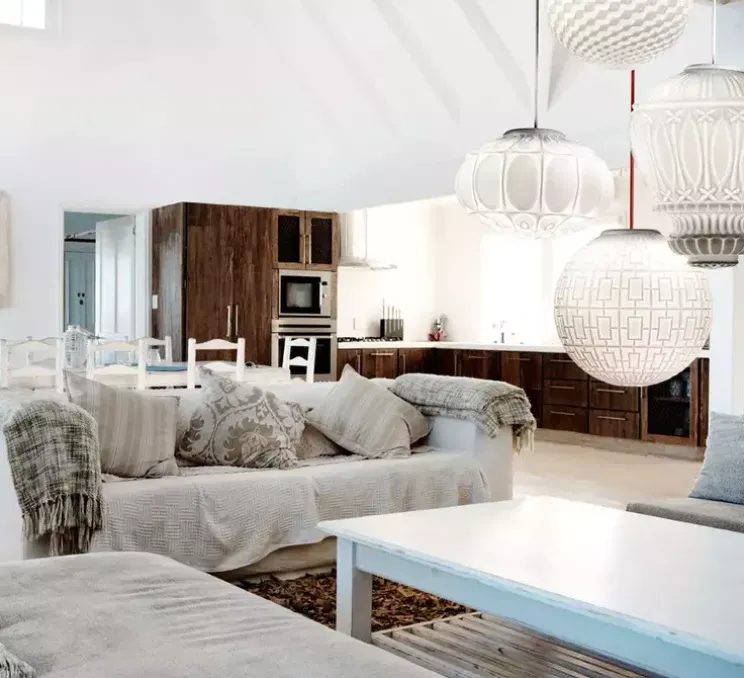 Lustre, Arabesque, blanc GLOSSY, Ø30cm, H40cm - MM LAMPADARI