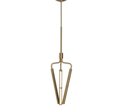 Suspension*Rubn Lustre, Archangel 3 415, , LED, dim, 2700K, lm, L29cm, H95-122,5cm - laiton