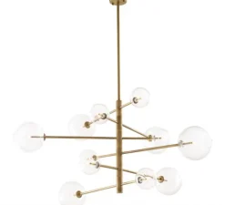 Lustre, Argento L, laiton, Ø176cm, H93,5cm - Eichholtz