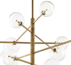 Lustre, Argento L, laiton, Ø176cm, H93,5cm - Eichholtz