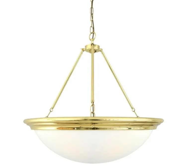 Lustre, Athlone, laiton, Ø69cm, H68cm - Mullan Lighting