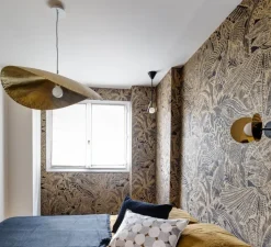 Suspension*Gervasoni Lustre, Brass 95, , L80cm, P70cm, H20cm - Laiton