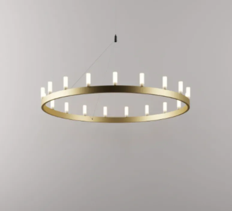 Suspension*Fontana Arte Lustre, Chandelier, , Ø90cm, H20cm - or