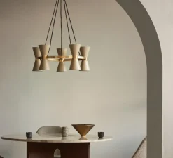 Suspension*Audo Copenhagen Lustre, Collector 5, , Ø66,5cm, H26cm - crème