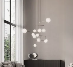 Suspension*Alma light Lustre, Constellation, , Ø145cm, H120cm - laiton