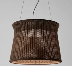 Suspension*Bover Lustre d'extérieur, Syra Outdoor , , IP66, LED, 4700k, 2700lm, Ø60cm, H45,3cm - brun