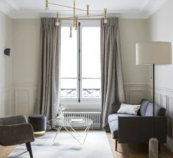 Lustre, Dot Atonium, laiton, Ø96,5cm, H62cm - Lambert & fils