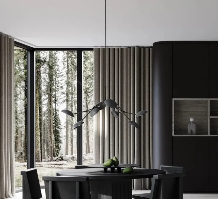 Lustre, Drop mini, oxydé, L111cm, H54cm - 101 Copenhagen