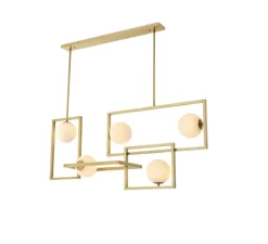 Suspension*Eichholtz Lustre, Erasmus, , L160cm, H70,5cm - laiton