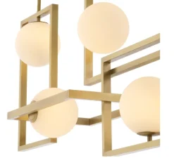 Suspension*Eichholtz Lustre, Erasmus, , L160cm, H70,5cm - laiton