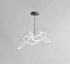Lustre, Ghost, Mini, blanc, bronze, LED, dim, 2400K, 1722 lm, L116cm, H33cm - 101 Copenhagen