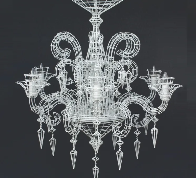 Lustre, GLORIA, blanc, Ø75cm, H75cm - Forestier