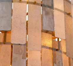 Lustre, Greyson XXL, laiton antique, verre soufflé, Ø114cm, H141cm - Eichholtz