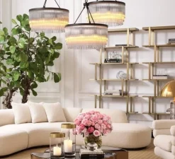 Suspension*Eichholtz Lustre, Hector S, , Ø60cm, H68cm - laiton