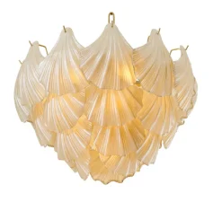 Suspension*Eichholtz Lustre, Ibiza, , Ø60cm, H42cm - Champagne, laiton antique