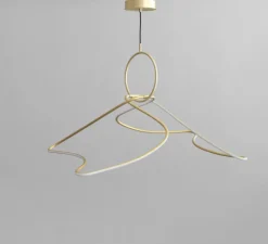 Lustre, Kumo Big, laiton, LED, 2400K, 2059 lm, L100cm, H88cm - 101 Copenhagen