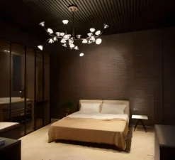 Lustre, Linfa 565.13, titanium, IP40, LED, dim, 2700K, 10500 lm, Ø170cm, H53cm - Tooy