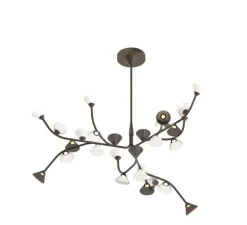Lustre, Linfa 565.13, titanium, IP40, LED, dim, 2700K, 10500 lm, Ø170cm, H53cm - Tooy