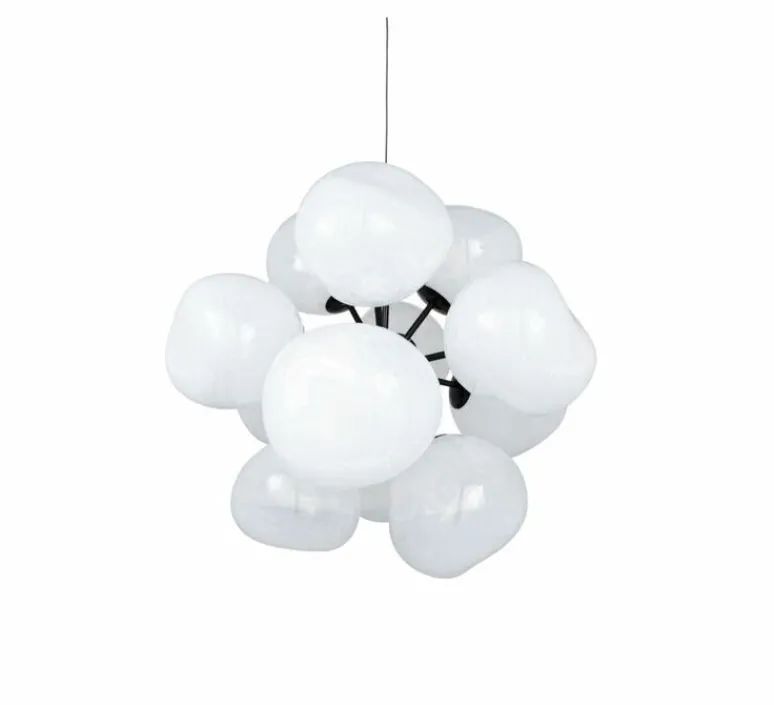Suspension*Tom Dixon Lustre, Melt Burst, , LED, dim, 3000K, 7100 lm, Ø153cm, H164cm - opal