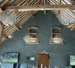 Suspension*Moooi Lustre, Meshmatics Large, , LED, 2700k, 665lm, Ø90cm, H90cm - gris