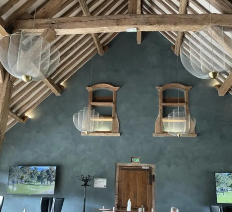 Suspension*Moooi Lustre, Meshmatics Large, , LED, 2700k, 665lm, Ø90cm, H90cm - gris