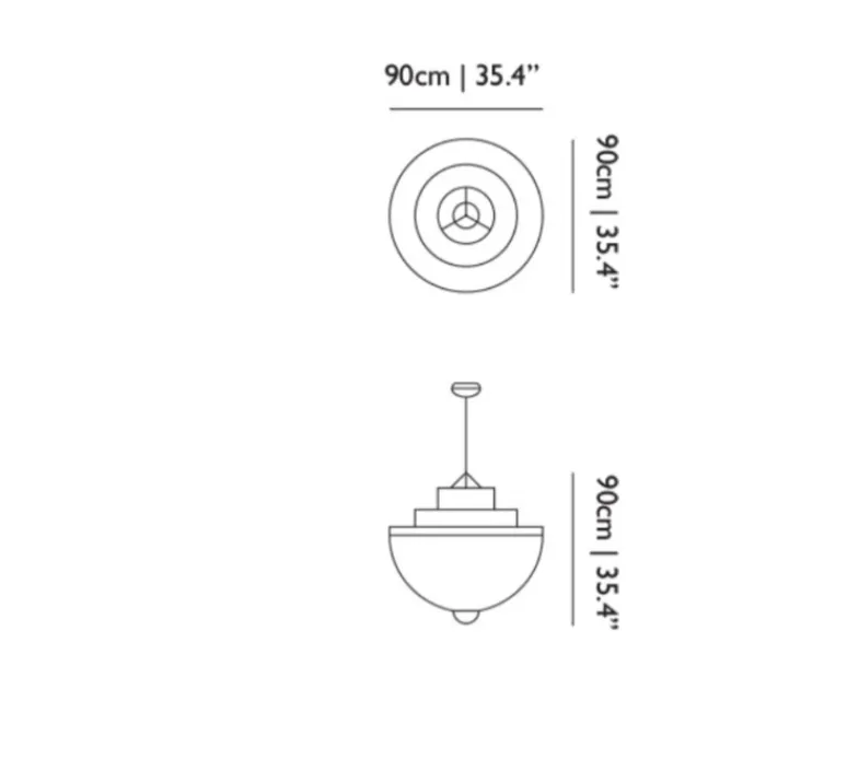 Suspension*Moooi Lustre, Meshmatics Large, , LED, 2700k, 665lm, Ø90cm, H90cm - gris