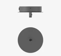 Lustre, Miira 4, noir, globe transparent, Ø38cm, H46,5cm - Nuura