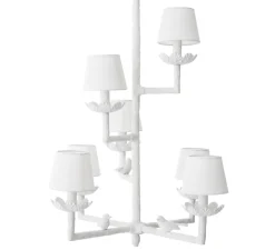 Lustre, Nature, blanc mat, Ø77cm, H99cm - Eichholtz