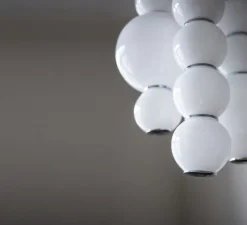 Lustre, Pearls,1180 lm, 2700 K, LED, 3, ABD, blanc, chrome, Ø41cm - Formagenda