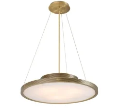 Suspension*Eichholtz Lustre, Pullman, , Ø70cm, H15cm - laiton brossé, albâtre