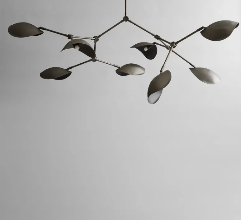 Suspension*101 Copenhagen Lustre, Stingray, , câble de 5m, L152cm, H70cm - bronze